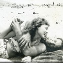 Jack and Norma at beach in Southern California.